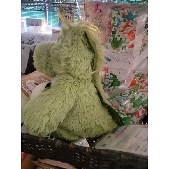 Warmies Microwaveable Green Dinosaur Plush Toy For All Ages - Picture 3 of 8